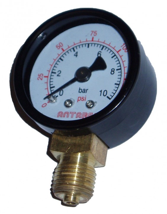 Manometer Röhrenfeder 4  6 10 16 25 bar 1/8" 1/4" 3/8" Ø40-80 mm axial radial