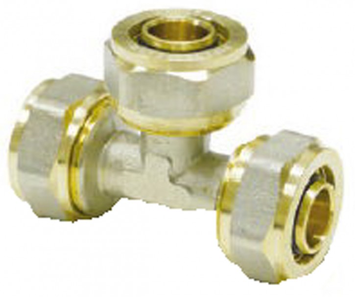 System-Schraubfitting Pressfitting Verbundrohr DVGW Winkel T-Stück Übergang
