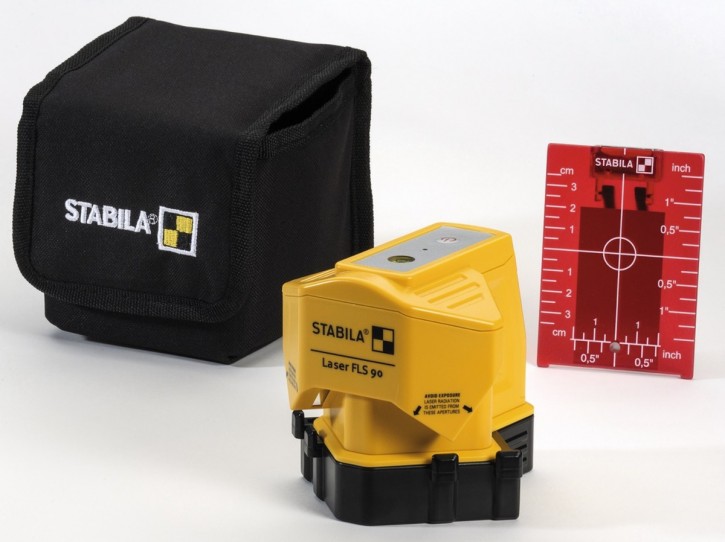 Stabila Bodenlinien-Laser FLS 90 mit Zielplatte Messgeräte Lasermessgeräte