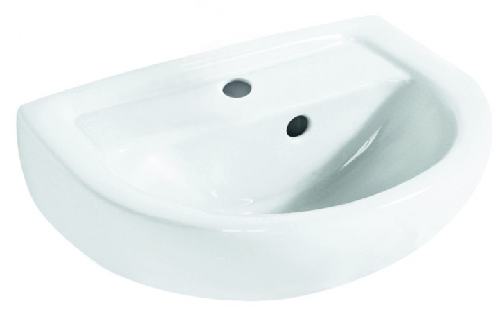 VIGOUR clivia Waschtisch Handwaschbecken Waschbecken 45,50,55,60,65cm weiss 
