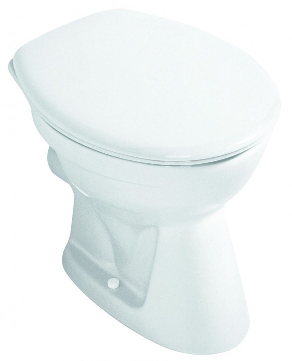 Vigour clivia Stand-Flachspül-WC Flachspüler WC Klosett Toilette Klo weiß