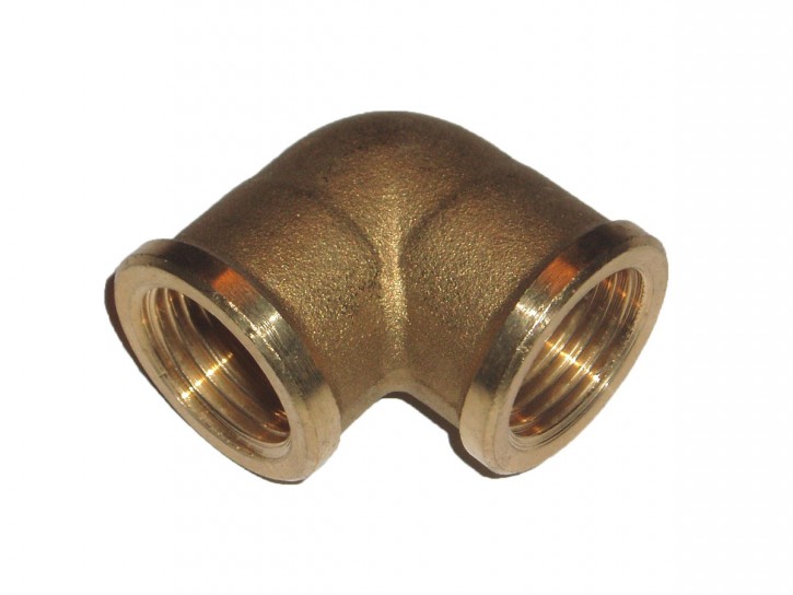 Gewindefitting Messing Fitting Verschraubung Winkel T-Stück Nippel Muffe 1/4-2" 
