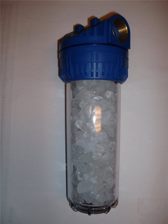 Wasserfilter 1" Polyphosphat Entkalkung Antikalk Kalk Hauswasserwerk Pumpen