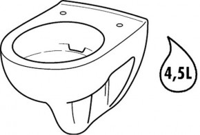 Keramag Renova No.1Rimfree® Wand-WC spülrandlos+WC-Sitz randlos ohne Spülrand