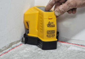 Stabila Bodenlinien-Laser FLS 90 mit Zielplatte Messgeräte Lasermessgeräte