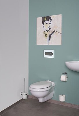 Evenes WC-Sitz Juruena weiss Softclose Klobrille Klodeckel Toilettensitz 