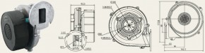 Vormischung Gebläse 68W f. Brennwertkessel FL118 komp. EBM PAST FIME LN2 NATALIN