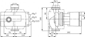 Wilo Hocheffizienz-Pumpe Stratos 25/1-4 PN10 Rp 1" E-Klasse "A" 230V Umwälzpumpe